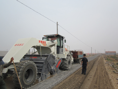 WR450，東營鄉鎮路冷再生
