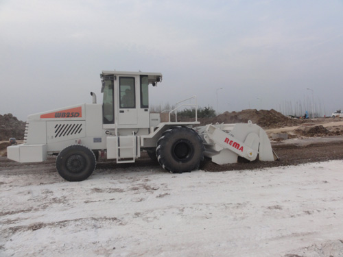 WB25D，長(zhǎng)豐下塘工業(yè)園灰土拌和